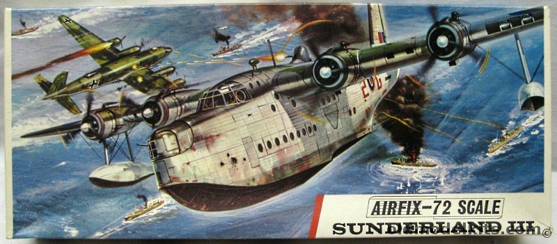 Airfix 1/72 Short Sunderland III, 681 plastic model kit